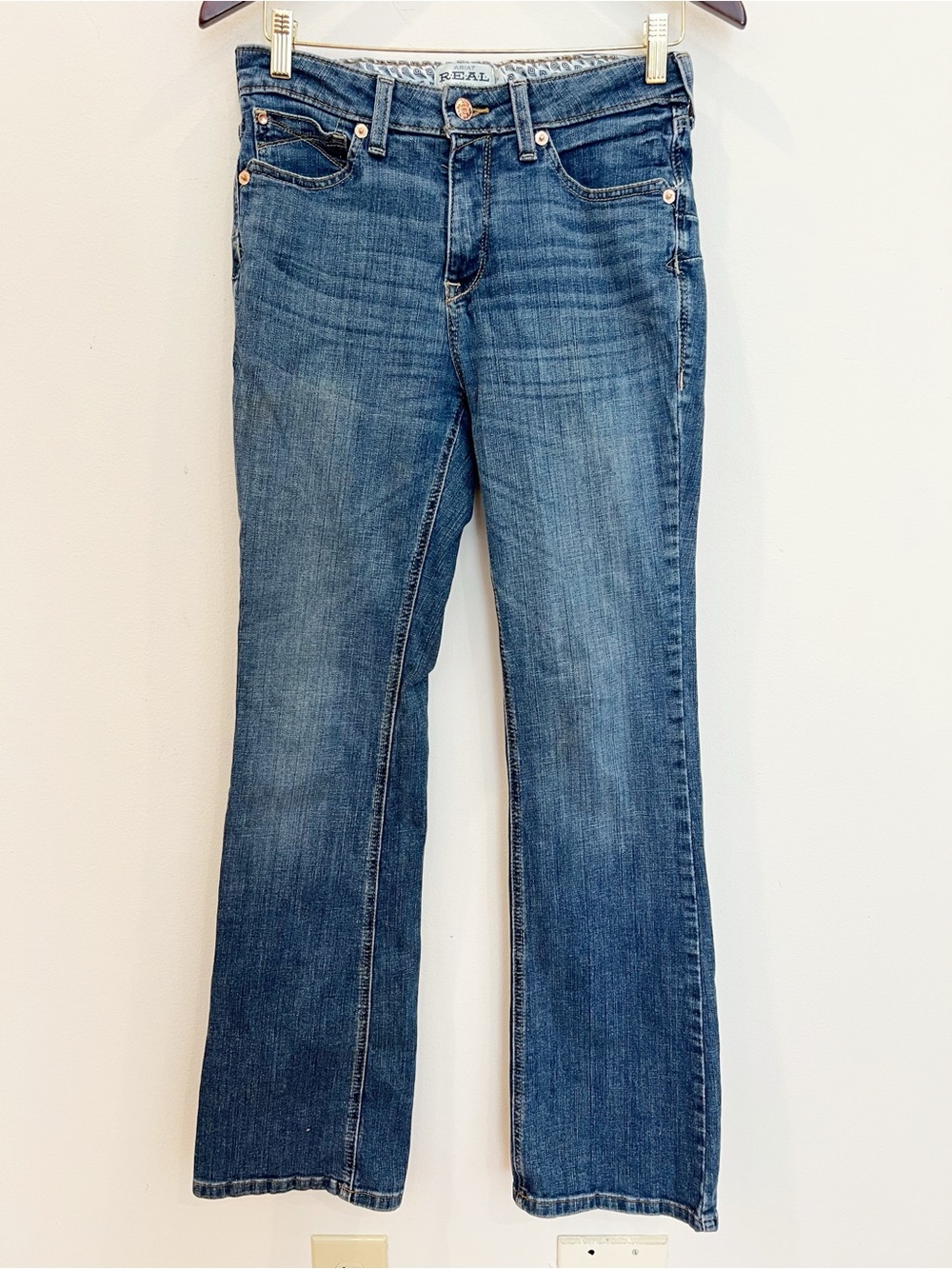 Ariat Bootcut Jeans Womens 29R High Rise Fernanda REAL Stretch Western Cowgirl
